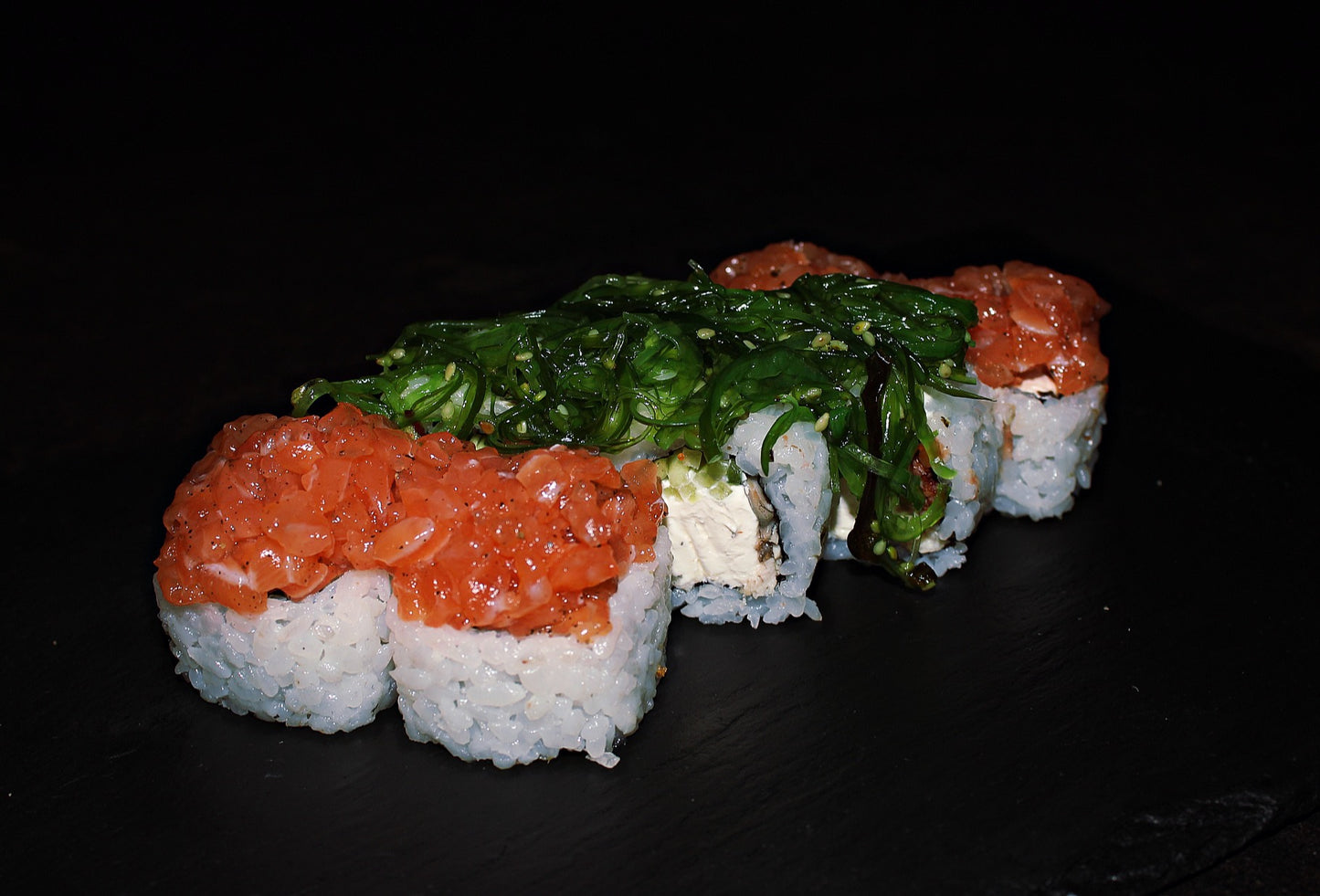 Salmon Tartare Sushi