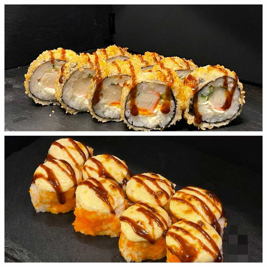 1+1 Surimi Tempura + Baked Salmon