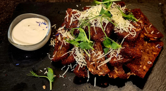 Garlic toast with cheese