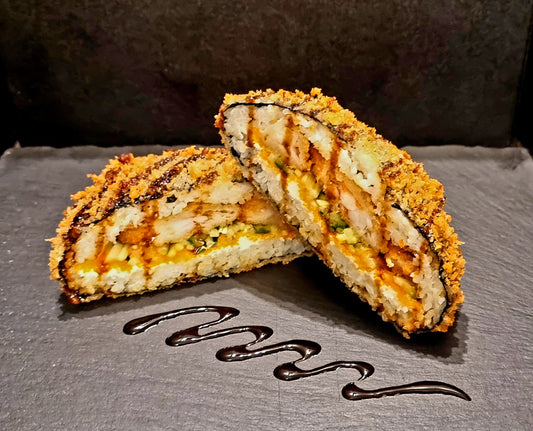 Бургер с креветками