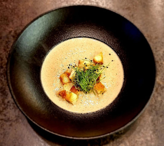 Cream of boletus soup 