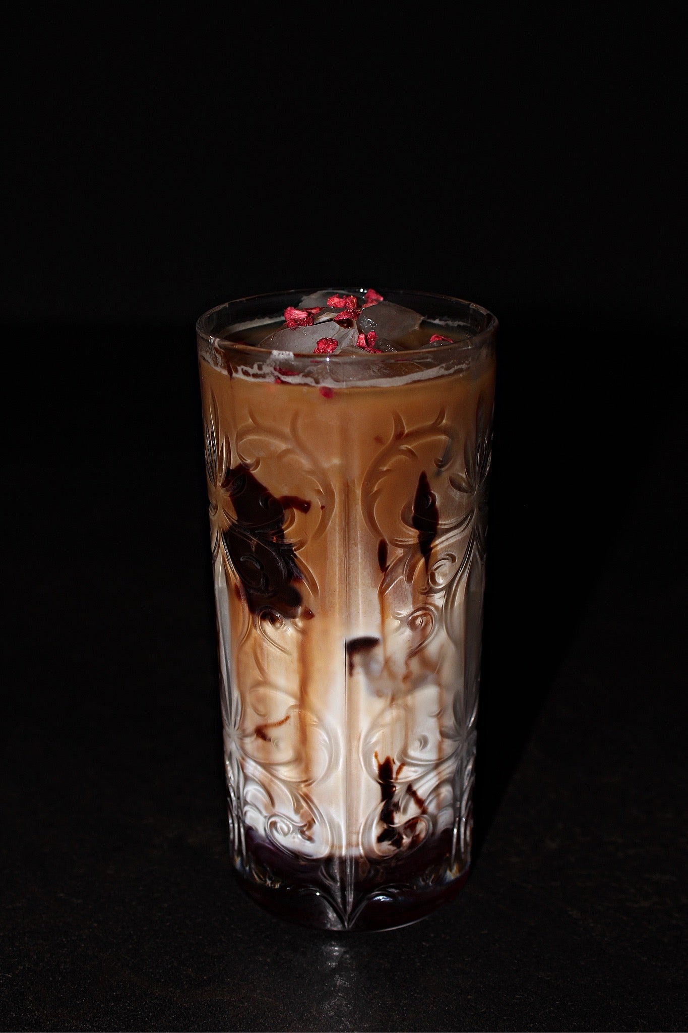 Iced coffee "Berry Wishes Latte" 