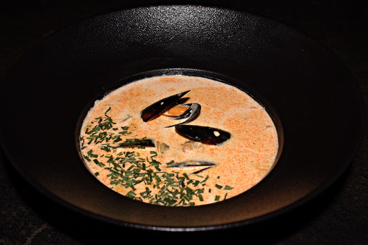 Tom yam with seafood 