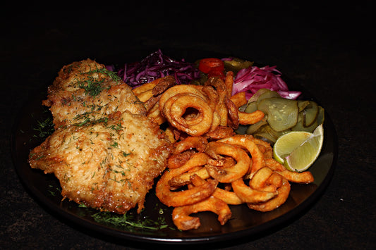 Fish and chips with tilapia