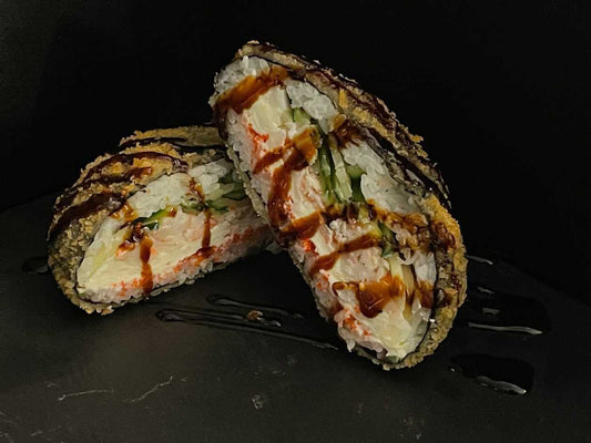 Hot burger with surimi